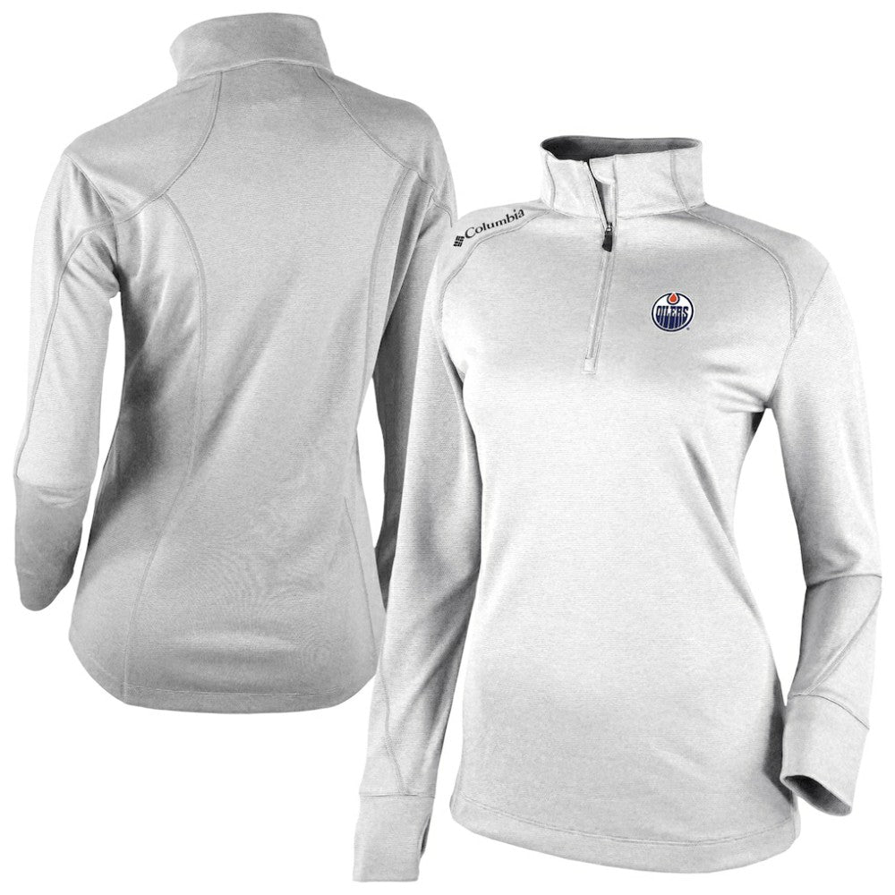 Edmonton Oilers Columbia Women's Omni-Wick Shotgun 2.0 Quarter-Zip Pullover Top Sale