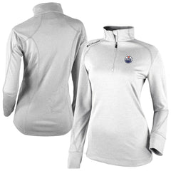 Edmonton Oilers Columbia Women's Omni-Wick Shotgun 2.0 Quarter-Zip Pullover Top Sale
