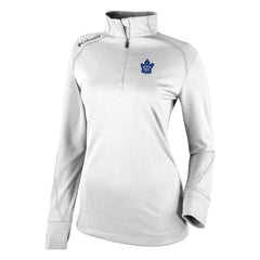 Toronto Maple Leafs Columbia Women's Omni-Wick Shotgun 2.0 Quarter-Zip Pullover Top Sale