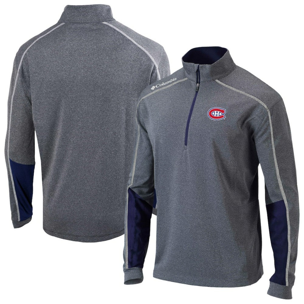 Montreal Canadiens Columbia Omni-Wick Shotgun 2.0 Quarter-Zip Pullover Top Outlet