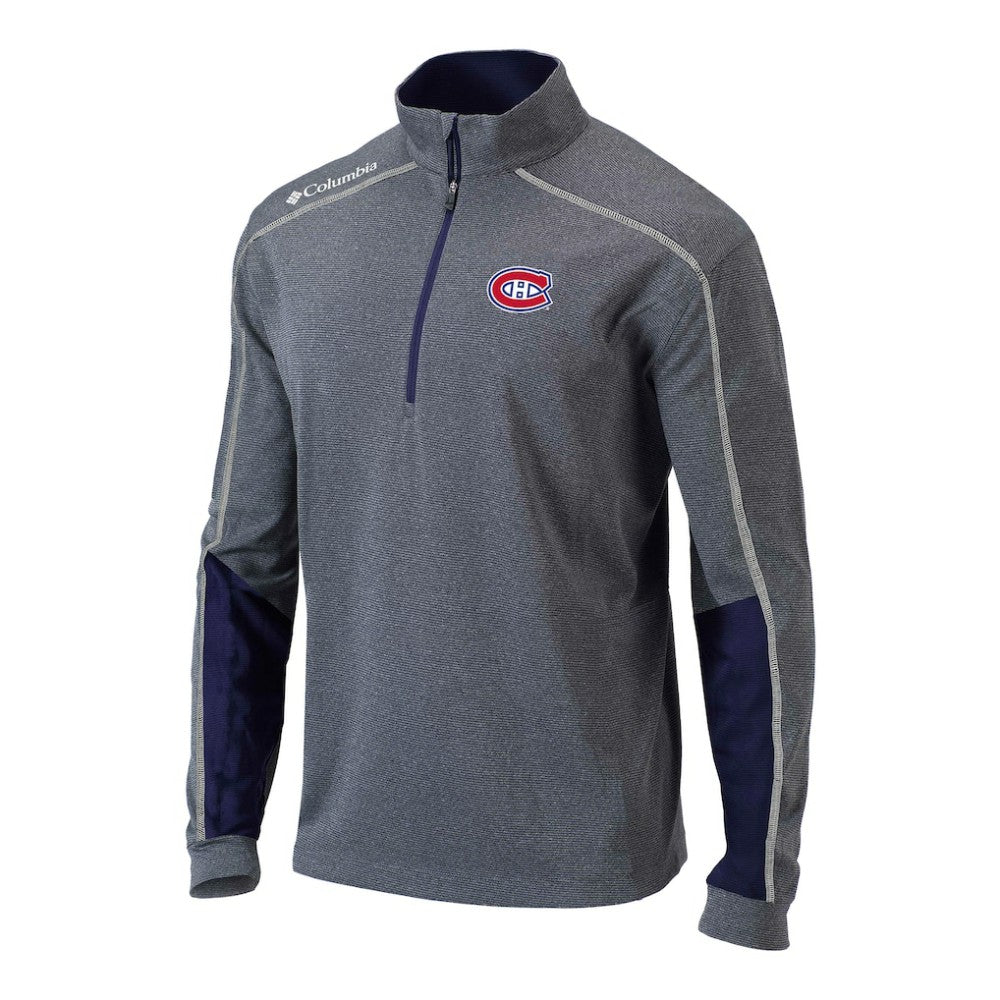 Montreal Canadiens Columbia Omni-Wick Shotgun 2.0 Quarter-Zip Pullover Top Outlet