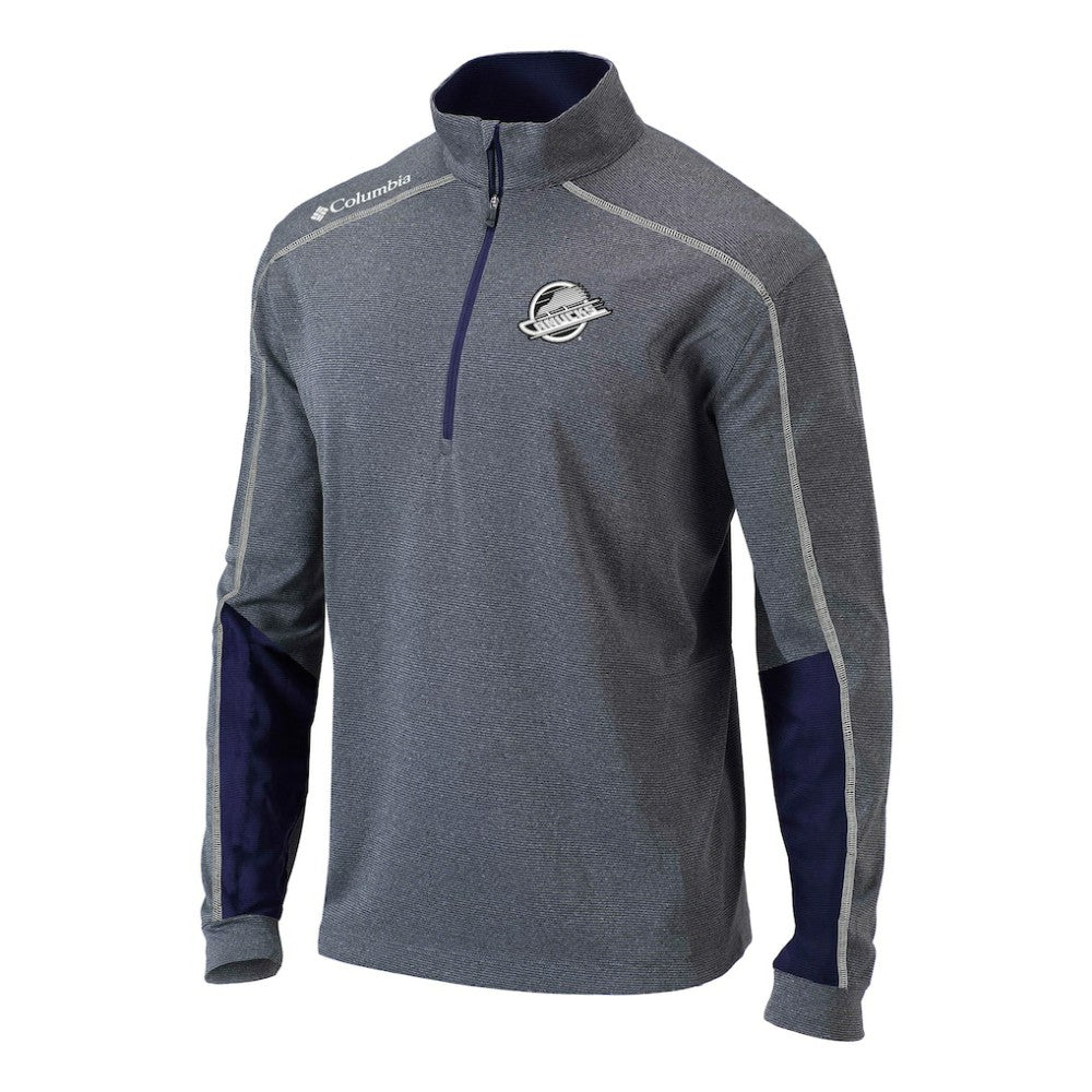 Vancouver Canucks Columbia Omni-Wick Shotgun 2.0 Quarter-Zip Pullover Top Sale