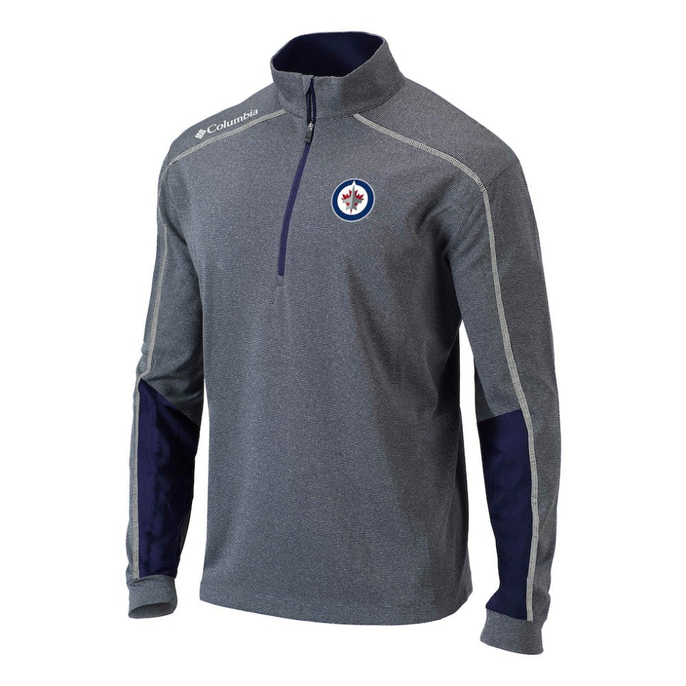 Winnipeg Jets Columbia Omni-Wick Shotgun 2.0 Quarter-Zip Pullover Top On Sale