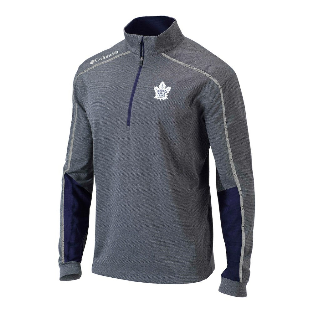 Toronto Maple Leafs Columbia Omni-Wick Shotgun 2.0 Quarter-Zip Pullover Top On Sale