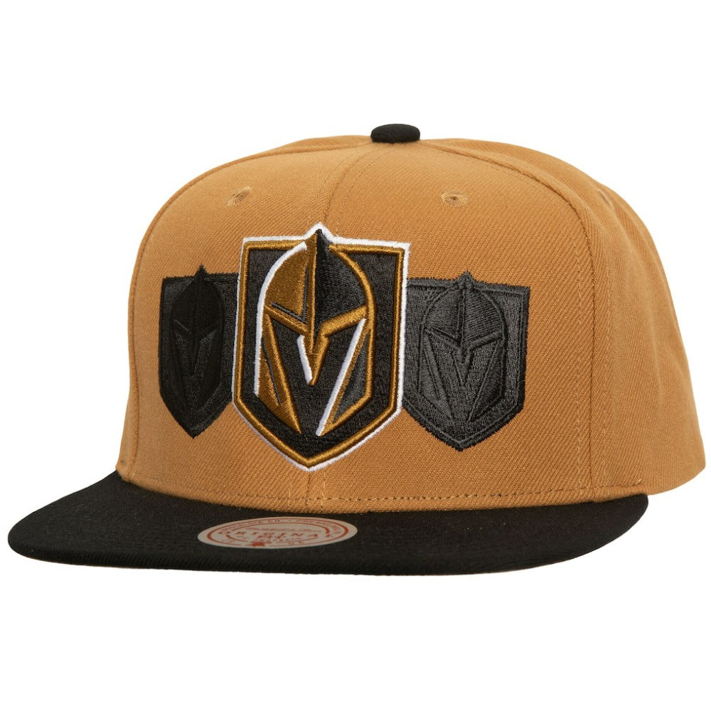 Vegas Golden Knights Mitchell & Ness Soul Triple Up Snapback Hat Sale
