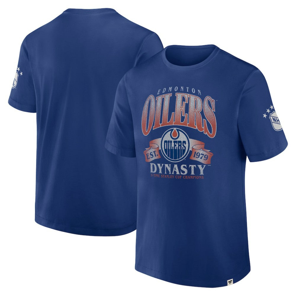 Edmonton Oilers Fanatics Decades Collection Made To Last T-Shirt On Sale