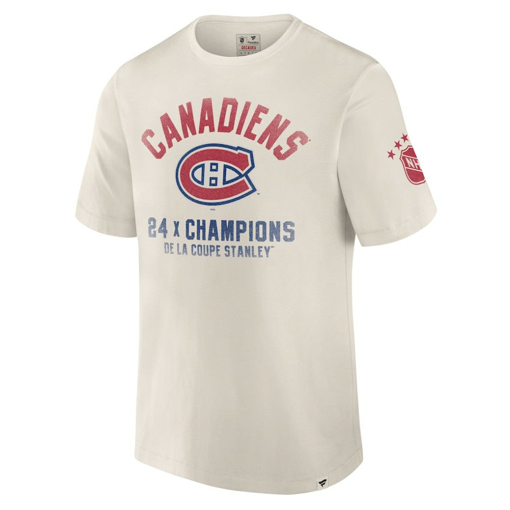 Montreal Canadiens Fanatics Decades Collection Timeless T-Shirt On Sale