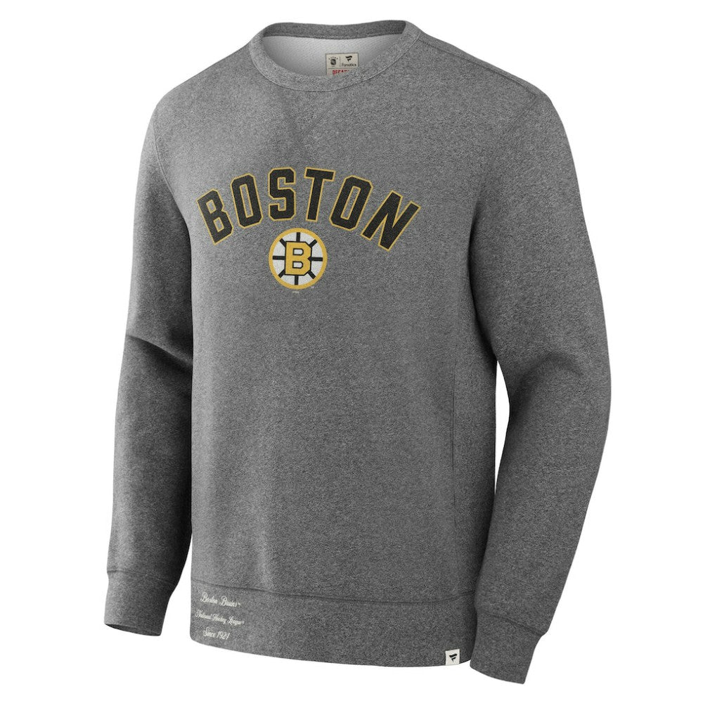 Boston Bruins Fanatics Decades Collection Legendary Fleece Pullover Sweatshirt On Sale
