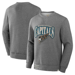 Washington Capitals Fanatics Decades Collection Legendary Fleece Pullover Sweatshirt On Sale