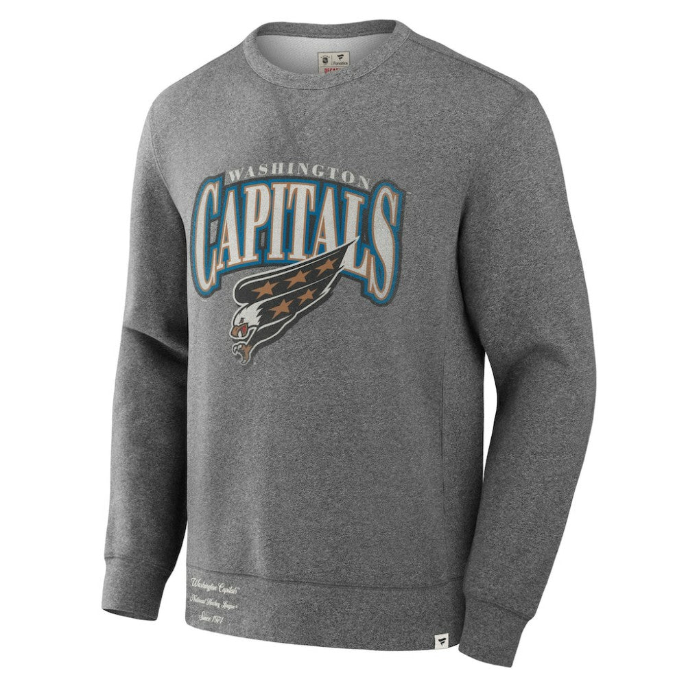 Washington Capitals Fanatics Decades Collection Legendary Fleece Pullover Sweatshirt On Sale