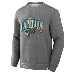 Washington Capitals Fanatics Decades Collection Legendary Fleece Pullover Sweatshirt On Sale
