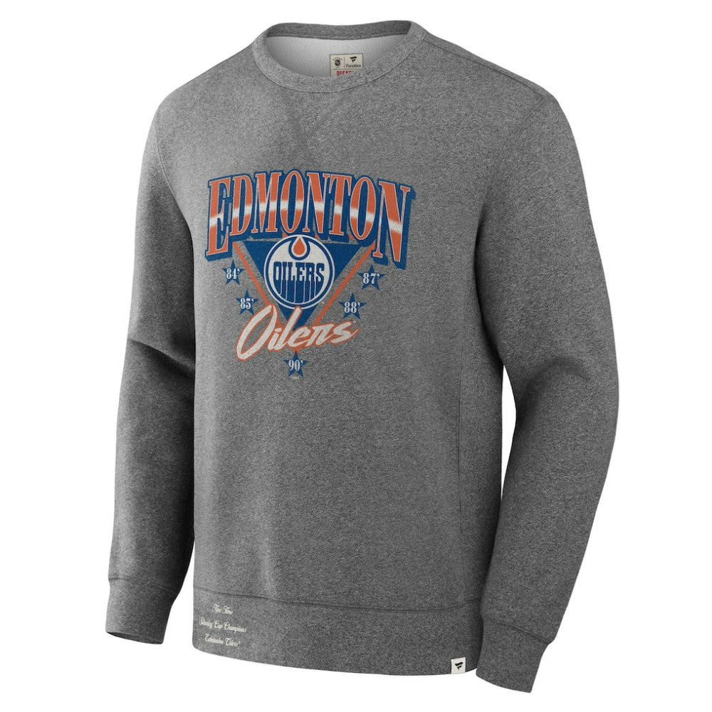 Edmonton Oilers Fanatics Decades Collection Legendary Fleece Pullover Sweatshirt Online
