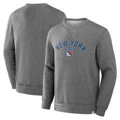 New York Rangers Fanatics Decades Collection Legendary Fleece Pullover Sweatshirt For Sale