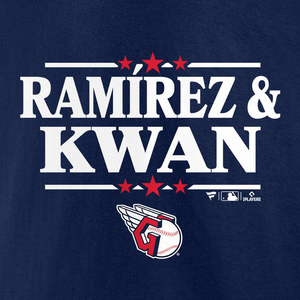 Jose Ramirez & Steven Kwan Cleveland Guardians Election Player T-Shirt | MLB US