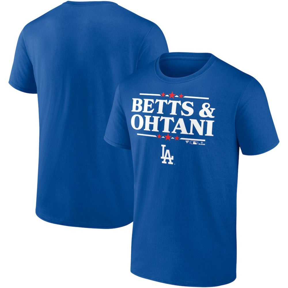 Mookie Betts & Shohei Ohtani Los Angeles Dodgers Election Player T-Shirt | MLB For sale