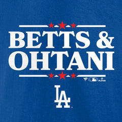 Mookie Betts & Shohei Ohtani Los Angeles Dodgers Election Player T-Shirt | MLB For sale
