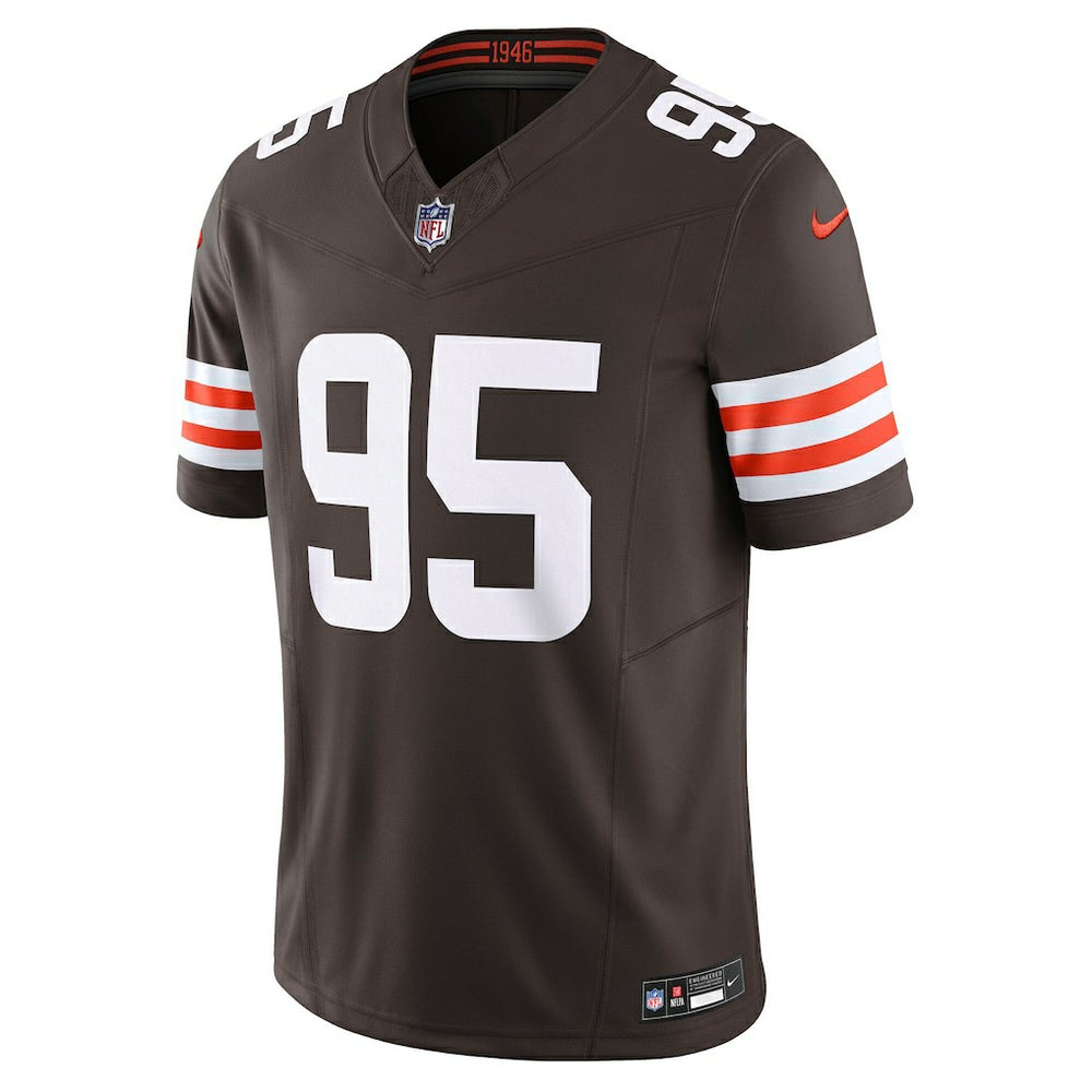 Cleveland Browns Nike Myles Garrett  Team Vapor F.U.S.E. Limited Jersey