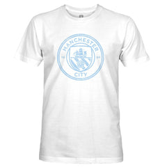 Manchester City 1863FC Mono Badge T-Shirt White