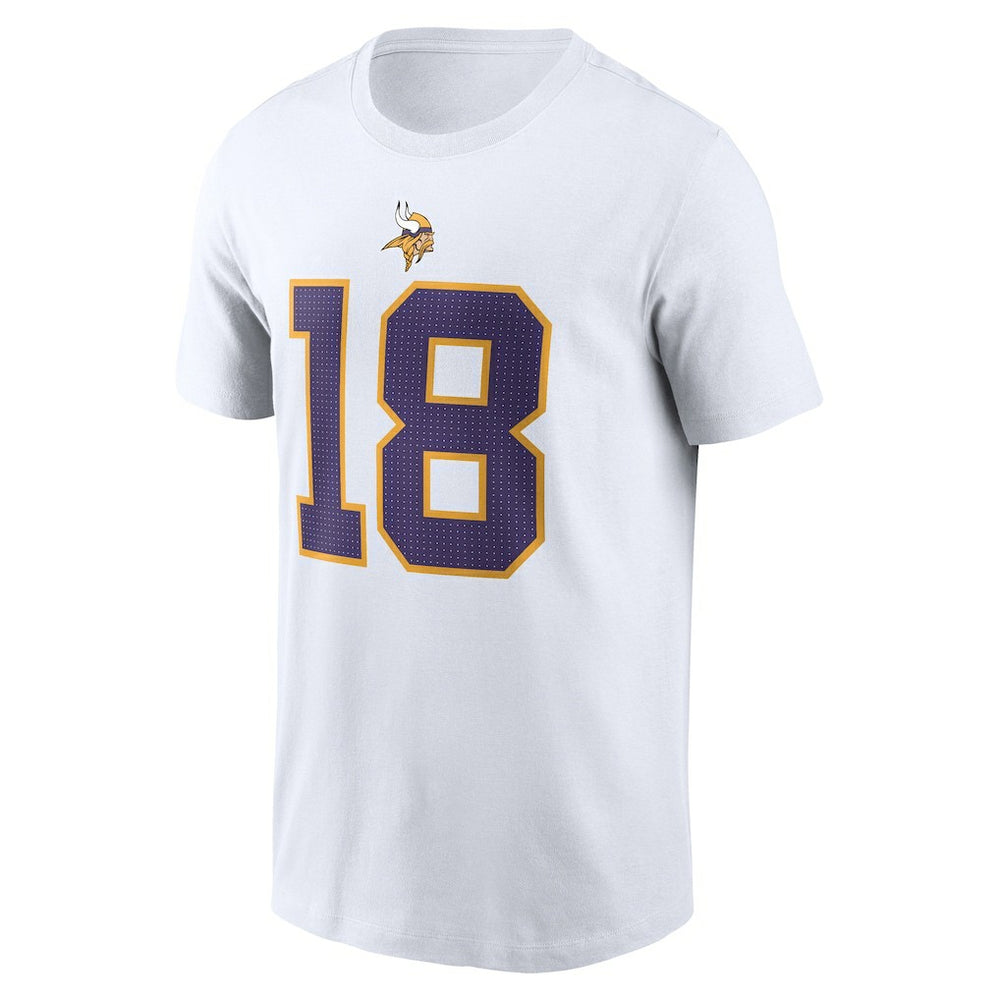 Minnesota Vikings Nike Justin Jefferson  Name & Number T-Shirt