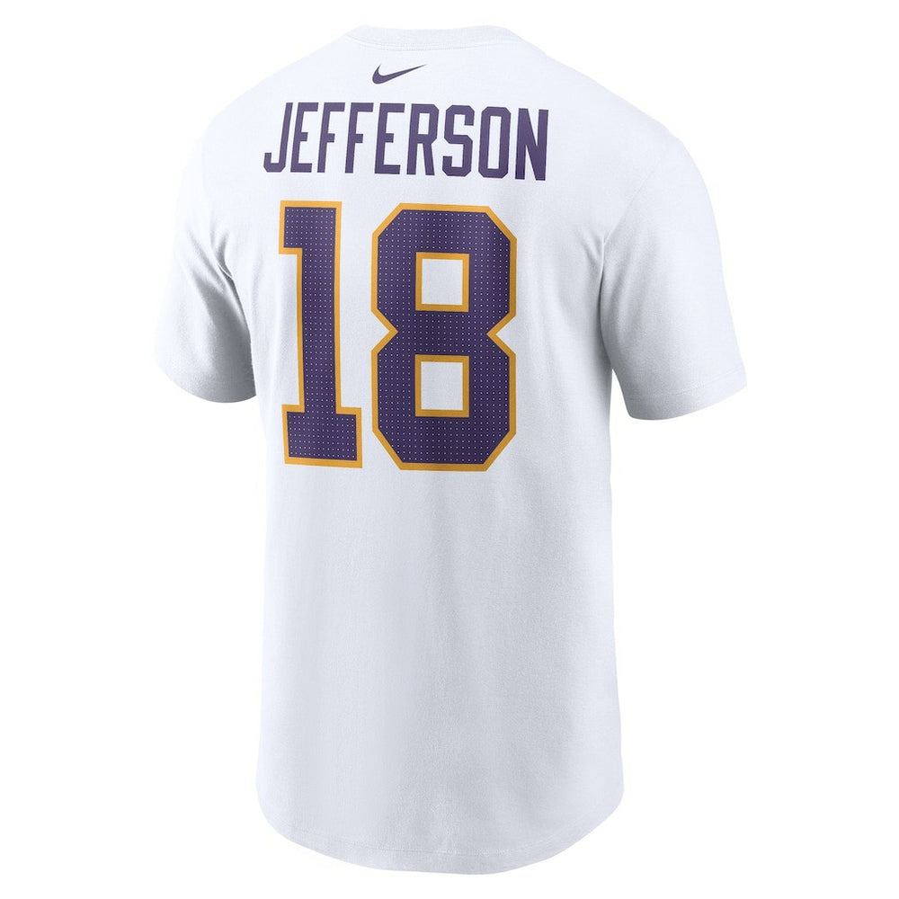 Minnesota Vikings Nike Justin Jefferson  Name & Number T-Shirt