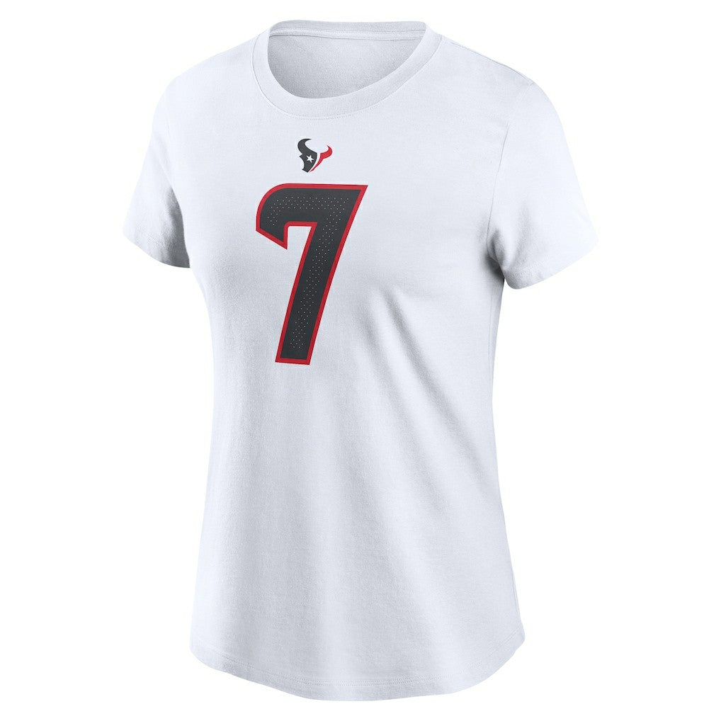 Houston Texans Nike C.J. Stroud  Women's Player Name & Number T-Shirt