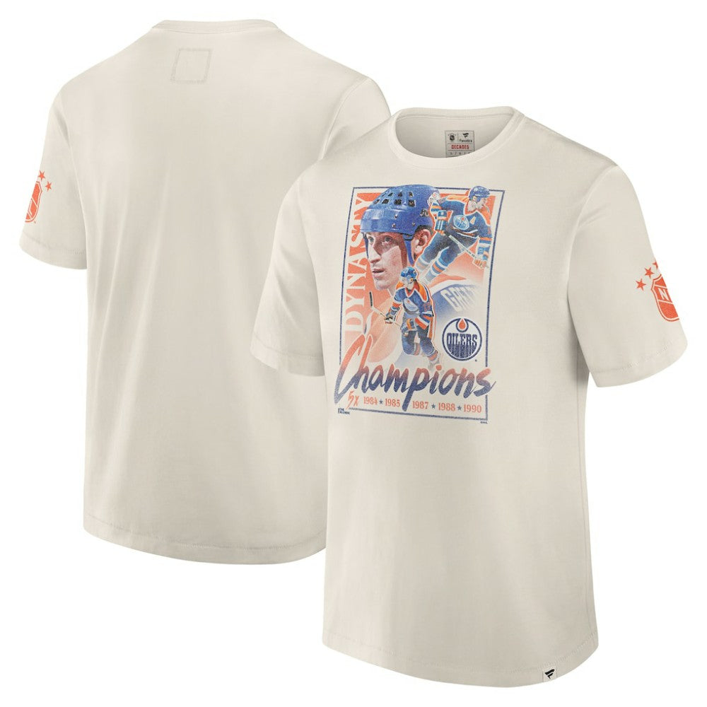 Edmonton Oilers Fanatics Decades Collection Timeless T-Shirt Outlet