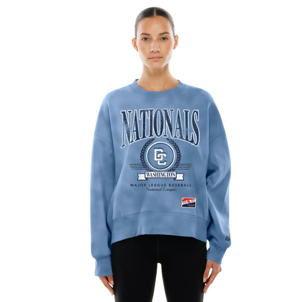 Washington Nationals New Era Women's 2025 City Connect Pullover Sweatshirt | MLB Shop