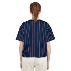 Washington Nationals New Era Women's 2025 City Connect Pinstripe T-Shirt | MLB For sale