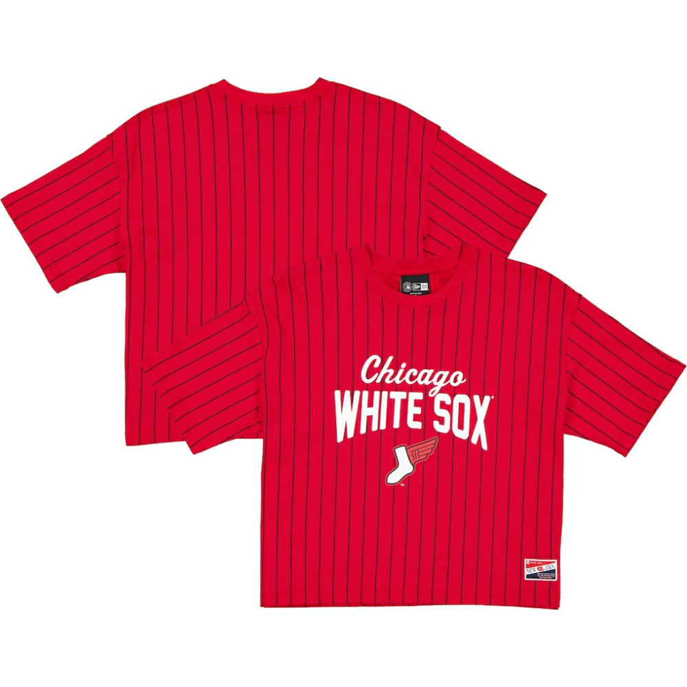 Chicago White Sox New Era Women's 2025 City Connect Pinstripe T-Shirt | MLB New