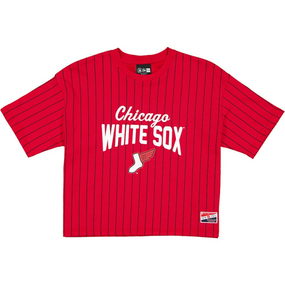 Chicago White Sox New Era Women's 2025 City Connect Pinstripe T-Shirt | MLB New