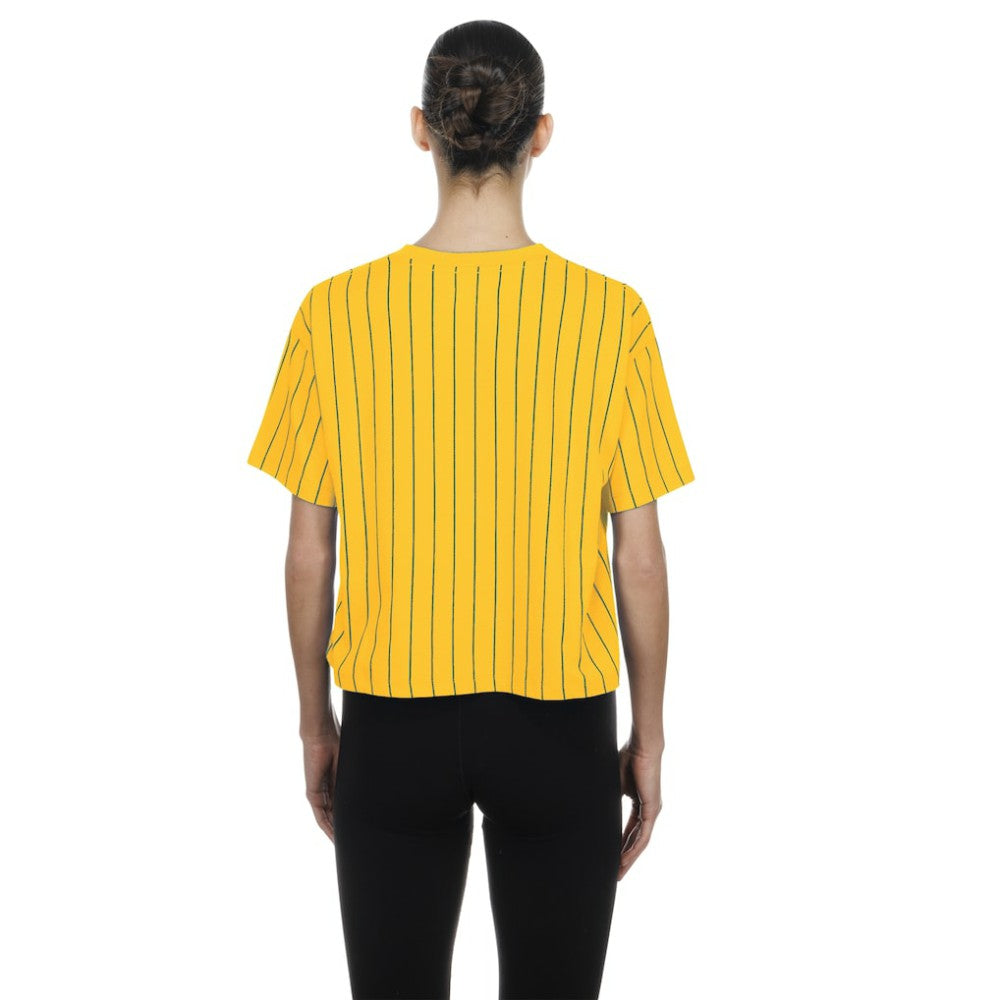 Boston Red Sox New Era Women's 2025 City Connect Pinstripe T-Shirt | MLB New