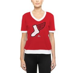 Chicago White Sox New Era Women's 2025 City Connect Rhinestone V-Neck T-Shirt | MLB Outlet