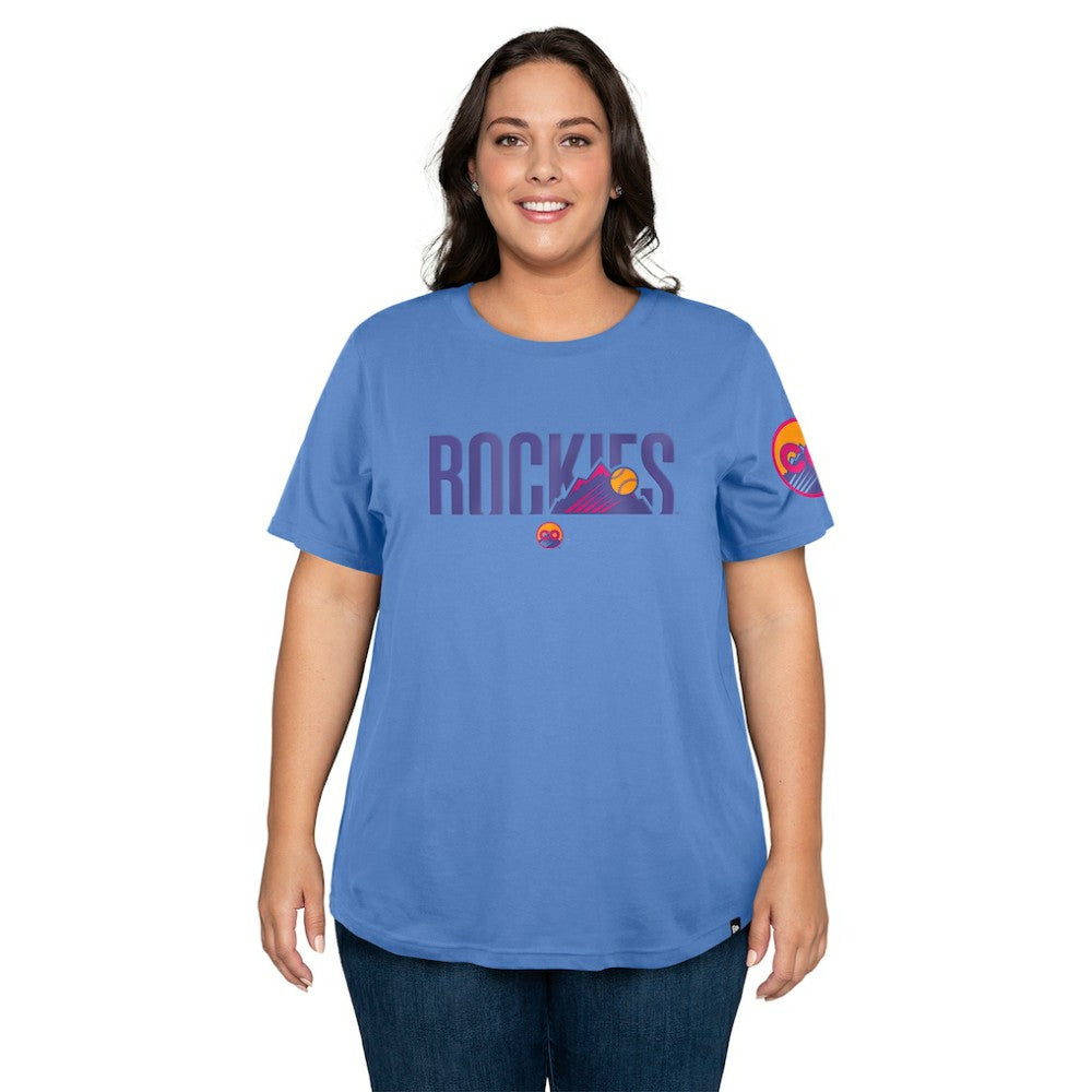 Colorado Rockies New Era Women's 2025 City Connect Plus Size T-Shirt | MLB Outlet