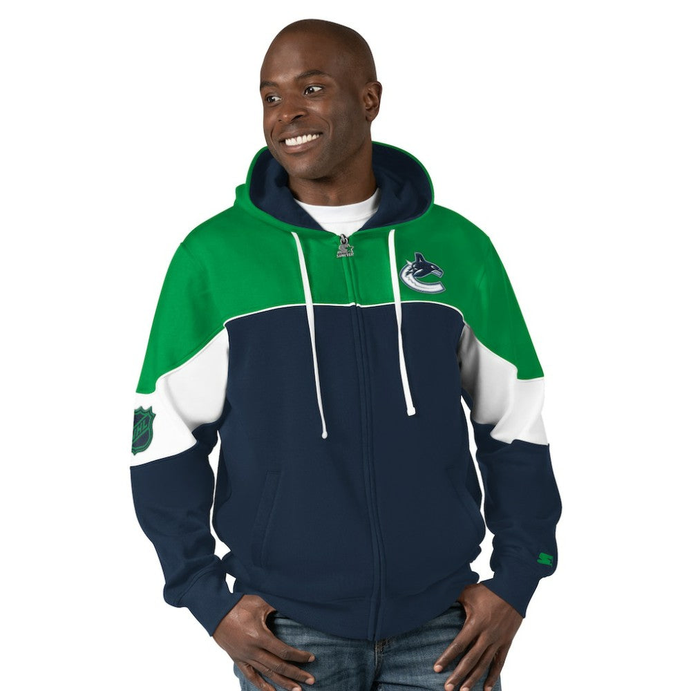 Vancouver Canucks Starter Power Forward Full-Zip Hoodie Sale