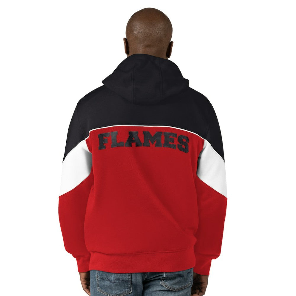 Calgary Flames Starter Power Forward Full-Zip Hoodie Outlet