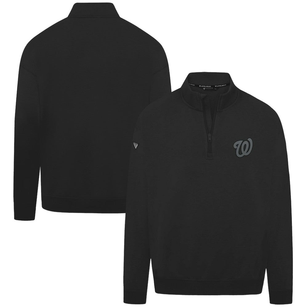 Washington Nationals Levelwear Murray Nightfall Quarter-Zip Top | MLB Outlet