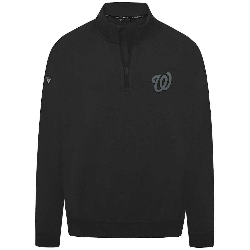 Washington Nationals Levelwear Murray Nightfall Quarter-Zip Top | MLB Outlet