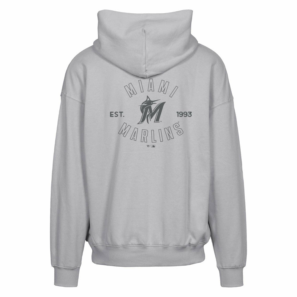 Miami Marlins Levelwear Uphill Abyssal Full-Zip Hoodie | MLB Discount
