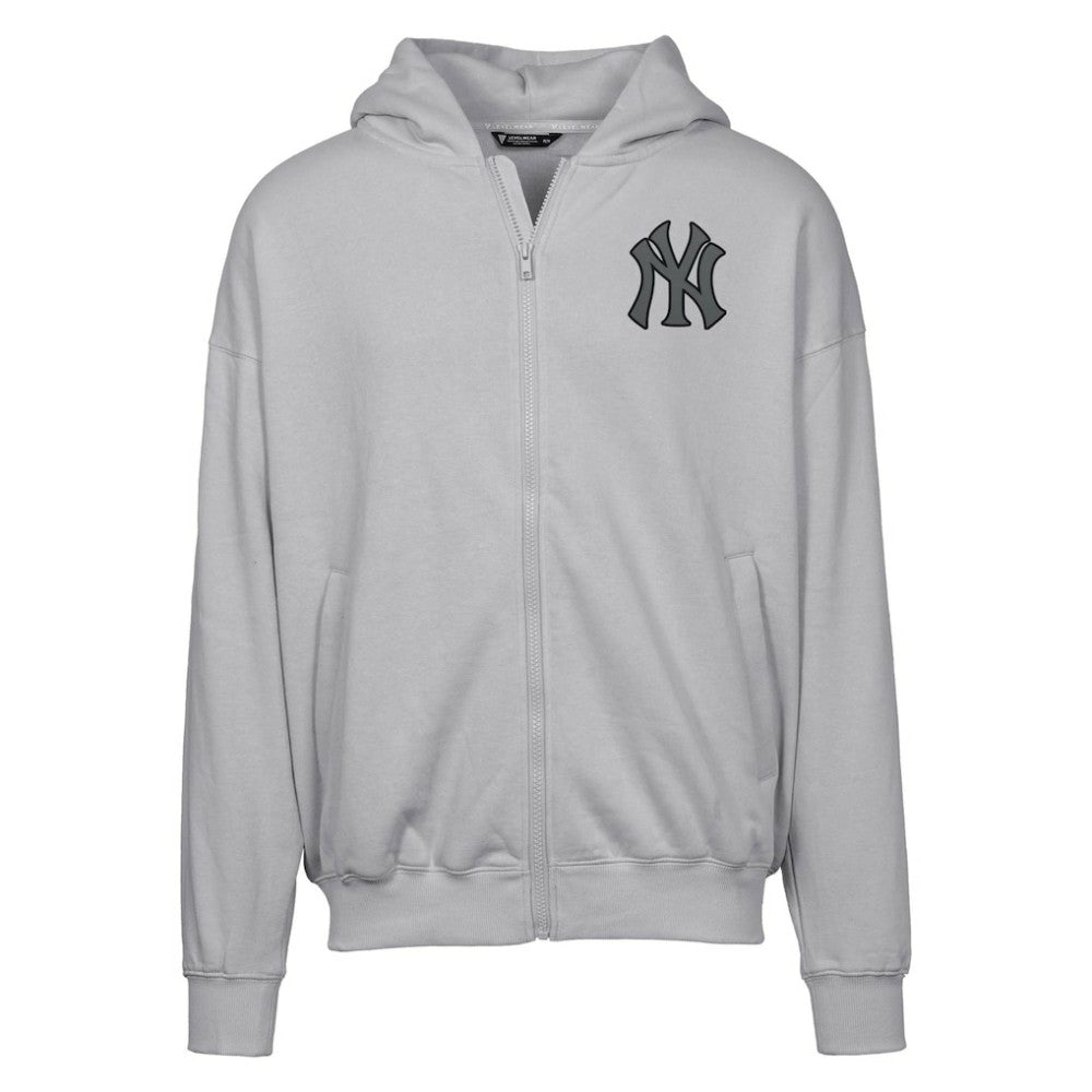 New York Yankees Levelwear Uphill Abyssal Full-Zip Hoodie | MLB Outlet