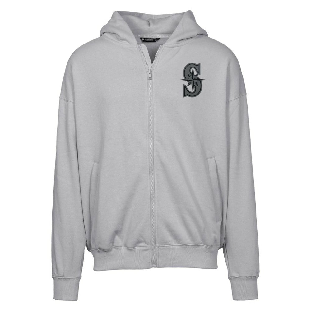Seattle Mariners Levelwear Uphill Abyssal Full-Zip Hoodie | MLB US