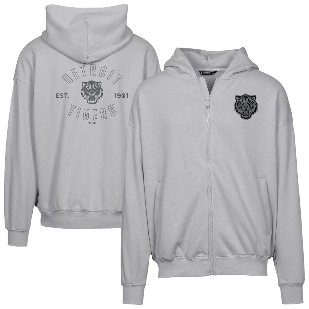 Detroit Tigers Levelwear Uphill Abyssal Full-Zip Hoodie | MLB Sale