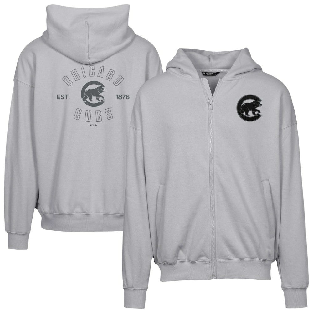 Chicago Cubs Levelwear Uphill Abyssal Full-Zip Hoodie | MLB Outlet