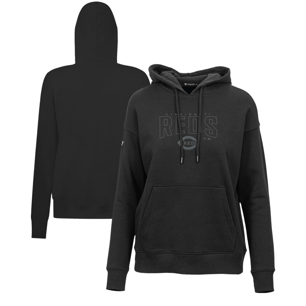 Cincinnati Reds Levelwear Women's Adorn Darkmoon Pullover Hoodie | MLB US
