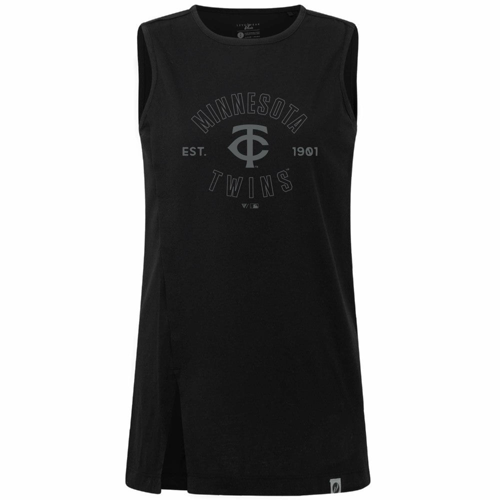 Minnesota Twins Levelwear Women's Influx Abyssal Tank Top | MLB Shop