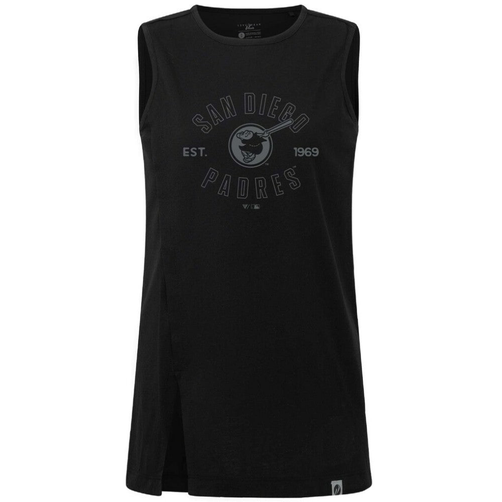 San Diego Padres Levelwear Women's Influx Abyssal Tank Top | MLB For sale