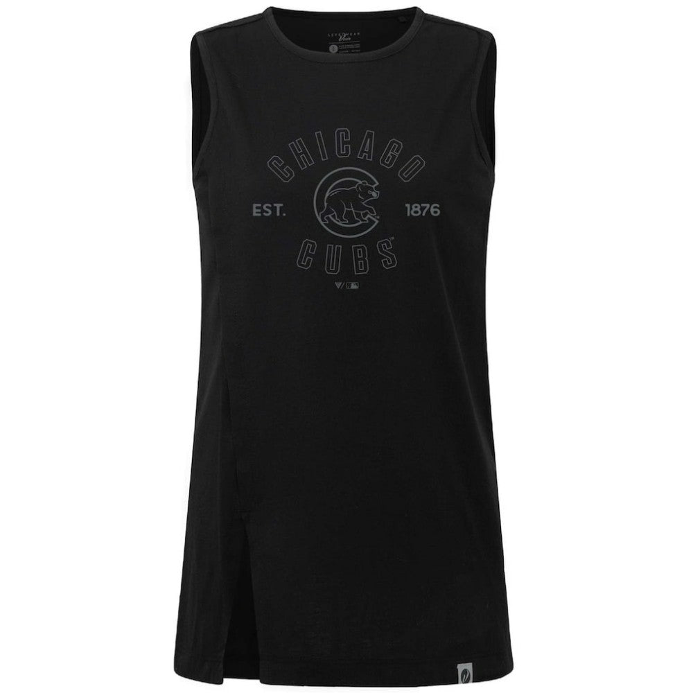 Chicago Cubs Levelwear Women's Influx Abyssal Tank Top | MLB Discount