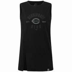 Cincinnati Reds Levelwear Women's Influx Abyssal Tank Top | MLB New