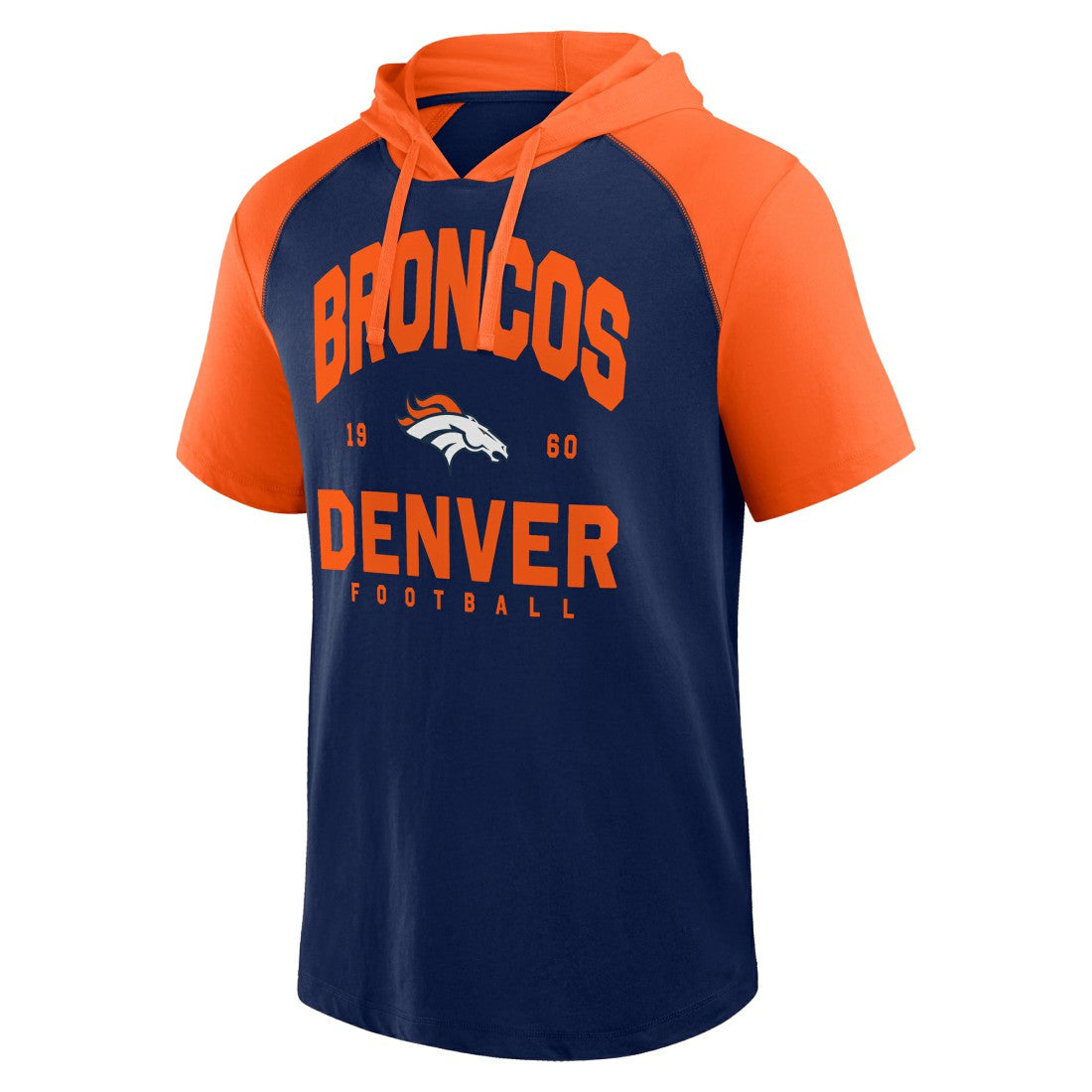 Denver Broncos  Logo Athletic Prime Hoodie T-Shirt