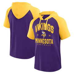 Minnesota Vikings  Logo Athletic Prime Hoodie T-Shirt