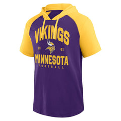 Minnesota Vikings  Logo Athletic Prime Hoodie T-Shirt